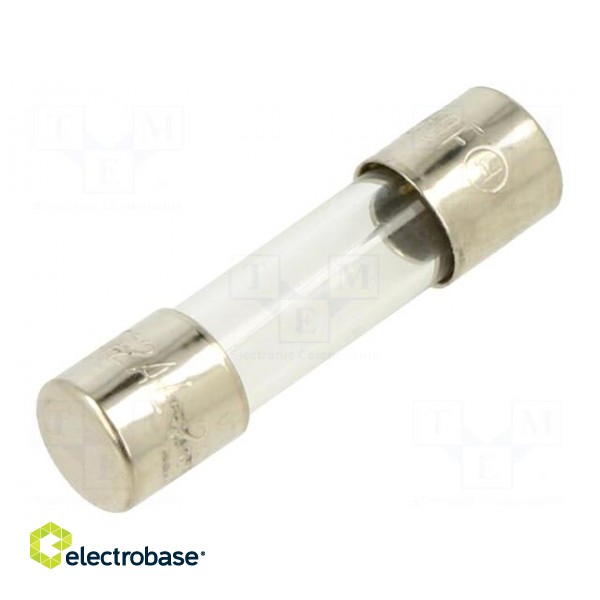 Fuse: fuse | quick blow | 12A | 250VAC | glass | 5x20mm | brass | bulk