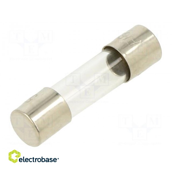 Fuse: fuse | quick blow | 160mA | 250VAC | glass | 5x20mm | brass | bulk