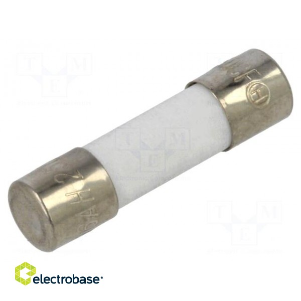Fuse: fuse | quick blow | 16A | 250VAC | ceramic | 5x20mm | brass | FCD