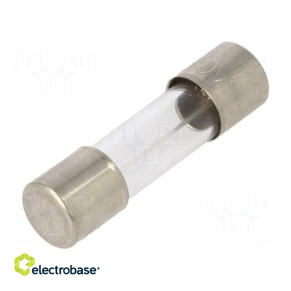 Fuse: fuse | quick blow | 16A | 250VAC | glass | 5x20mm | brass | bulk
