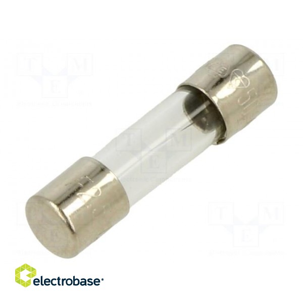 Fuse: fuse | quick blow | 2.5A | 250VAC | glass | 5x20mm | brass | bulk