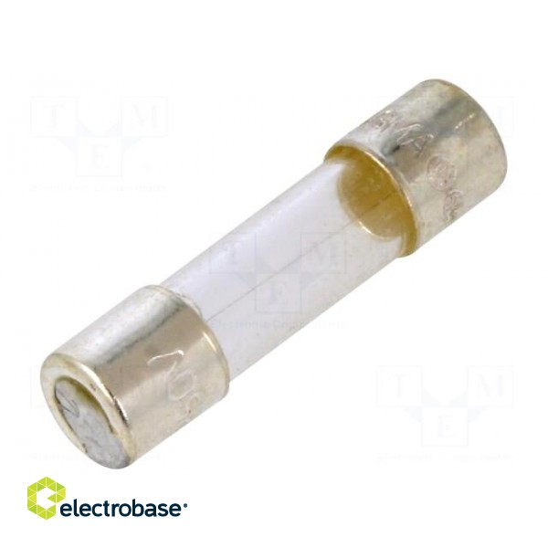 Fuse: fuse | quick blow | 200mA | 250VAC | cylindrical,glass | 5x20mm