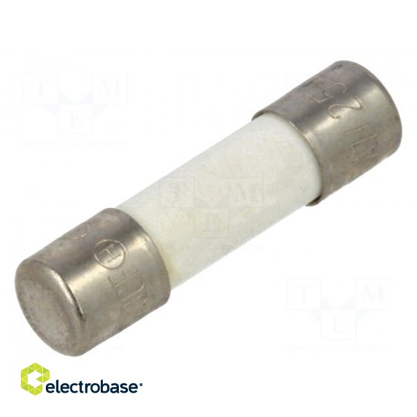 Fuse: fuse | quick blow | 3.15A | 250VAC | ceramic | 5x20mm | brass | FCD