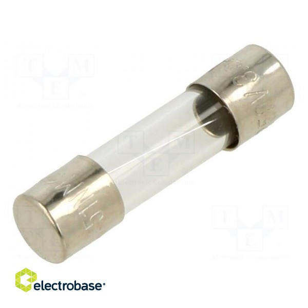 Fuse: fuse | quick blow | 3.5A | 250VAC | glass | 5x20mm | bulk