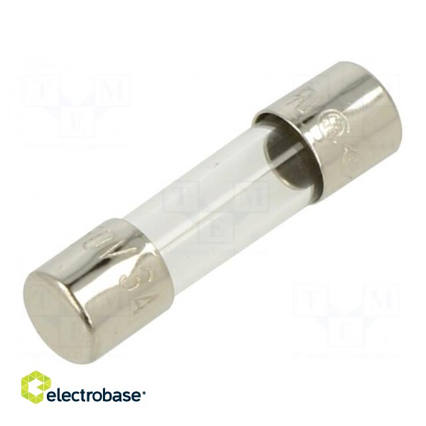 Fuse: fuse | quick blow | 3A | 250VAC | glass | 5x20mm | bulk