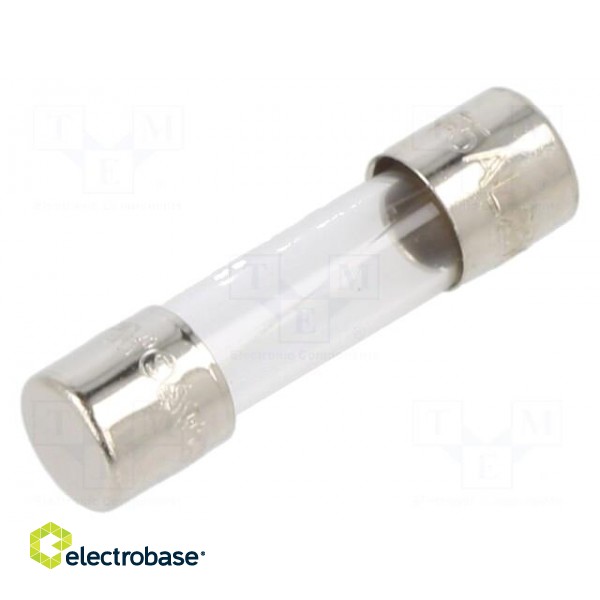 Fuse: fuse | quick blow | 5A | 250VAC | cylindrical,glass | 5x20mm | S500