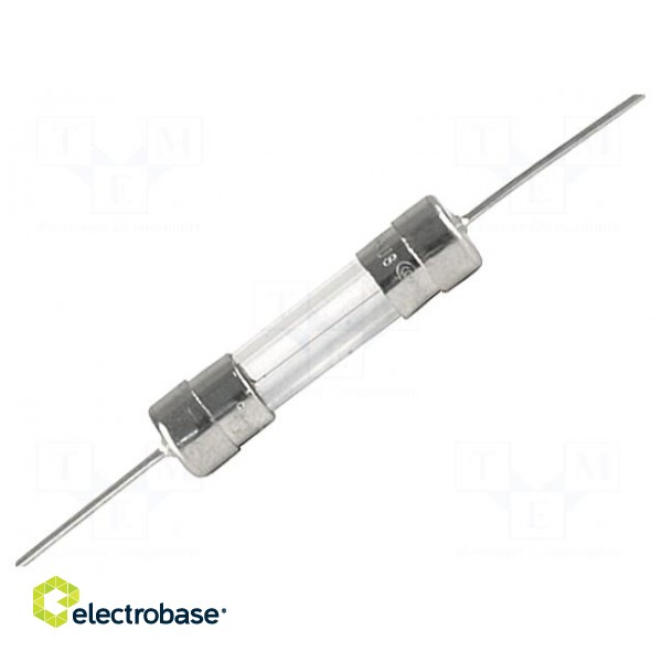 Fuse: fuse | time-lag | 2A | 250VAC | 5x20mm | SPT | Leads: for soldering