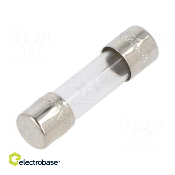 Fuse: fuse | quick blow | 6.3A | 250VAC | cylindrical,glass | 5x20mm