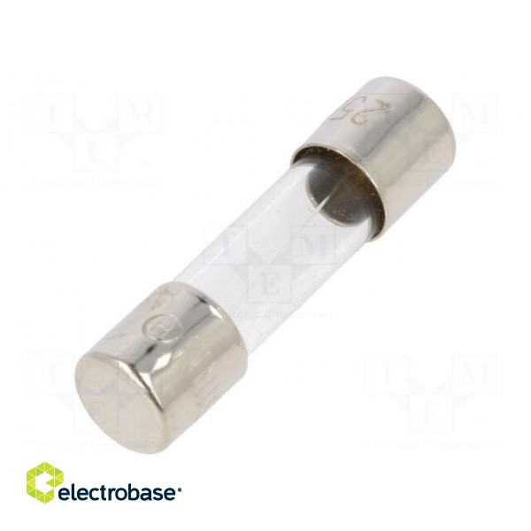 Fuse: fuse | quick blow | 6.3A | 250VAC | glass | 5x20mm | bulk