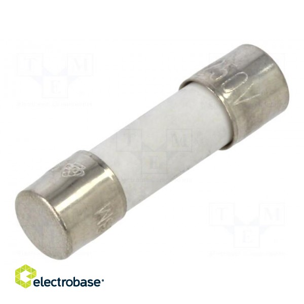 Fuse: fuse | quick blow | 630mA | 250VAC | ceramic | 5x20mm | brass | FCD