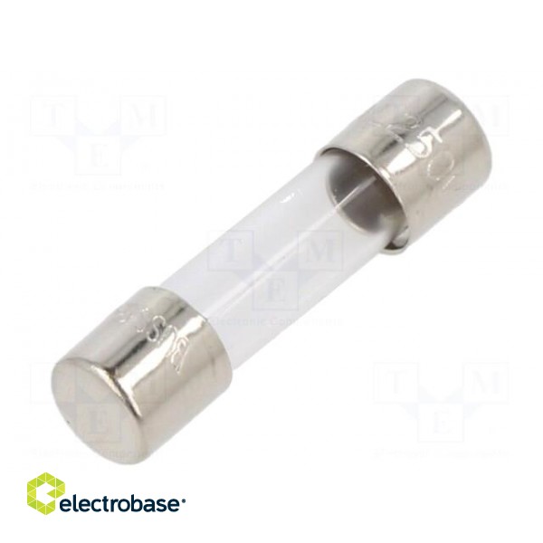 Fuse: fuse | quick blow | 630mA | 250VAC | cylindrical,glass | 5x20mm