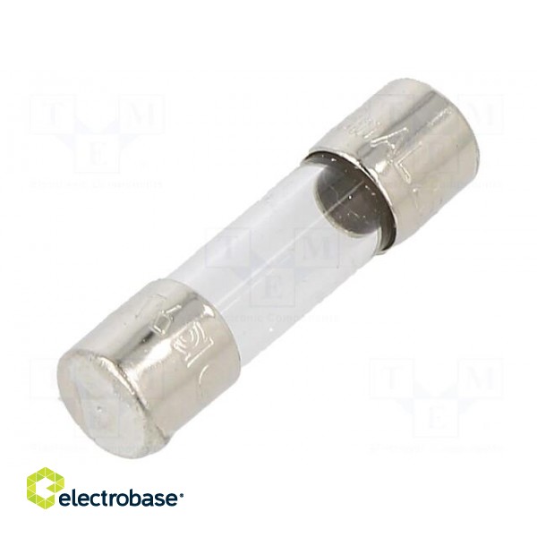 Fuse: fuse | quick blow | 63mA | 250VAC | cylindrical,glass | 5x20mm