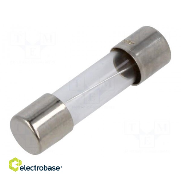 Fuse: fuse | quick blow | 8A | 125VAC | cylindrical,glass | 5x20mm | GMA