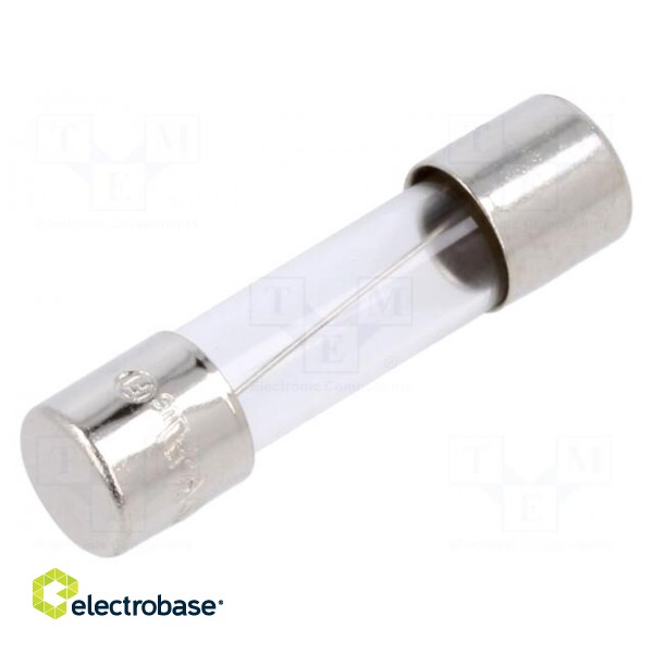 Fuse: fuse | quick blow | 8A | 250VAC | cylindrical,glass | 5x20mm | S500