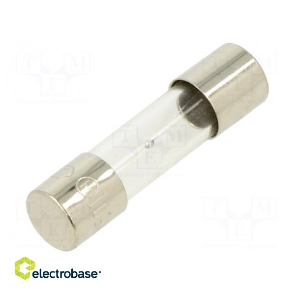 Fuse: fuse | time-lag | 1.25A | 250VAC | glass | 5x20mm | brass | bulk