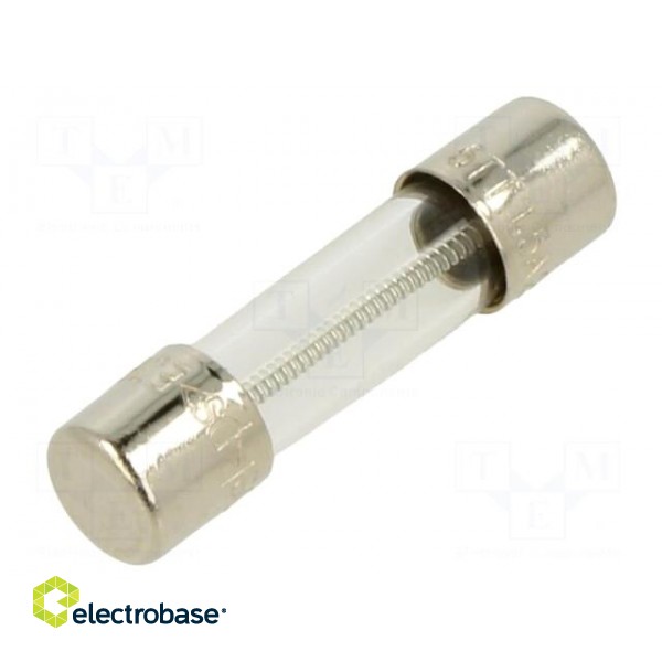 Fuse: fuse | time-lag | 1.5A | 250VAC | cylindrical | 5x20mm | brass | 5TT