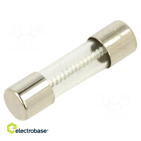Fuse: fuse | time-lag | 1.6A | 250VAC | cylindrical,glass | 5x20mm | FTT