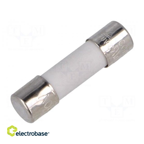 Fuse: fuse | 1.6A | 500VAC | ceramic,cylindrical | 5x20mm