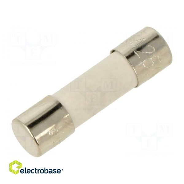Fuse: fuse | time-lag | 10A | 250VAC | ceramic | 5x20mm | brass | bulk
