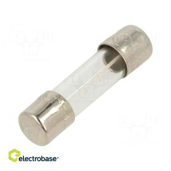 Fuse: fuse | time-lag | 160mA | 250VAC | cylindrical,glass | 5x20mm