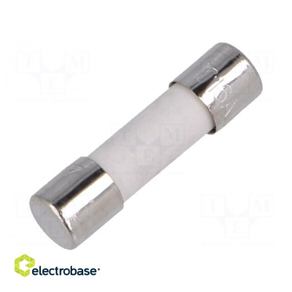 Fuse: fuse | time-lag | 16A | 250VAC | ceramic,cylindrical | 5x20mm