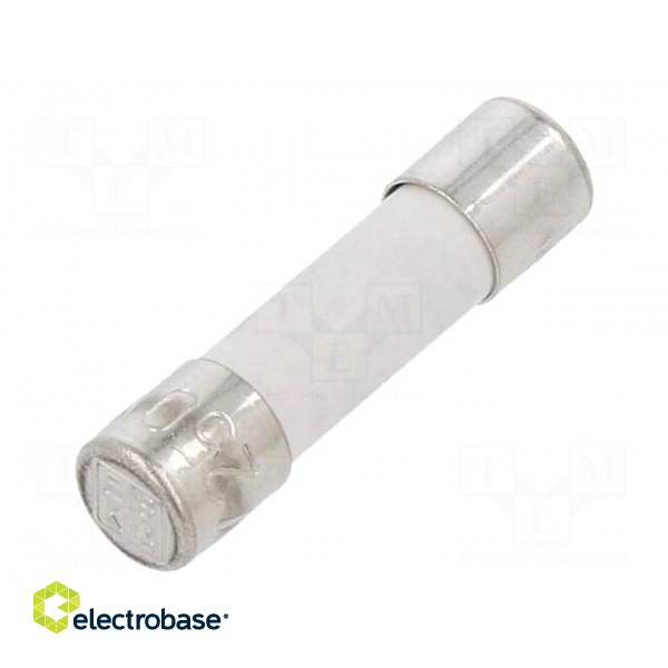 Fuse: fuse | time-lag | 1A | 250VAC | ceramic,cylindrical | 5x20mm