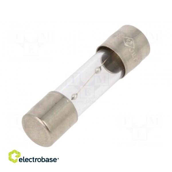 Fuse: fuse | time-lag | 1A | 250VAC | glass | 5x20mm | brass | TSC | bulk