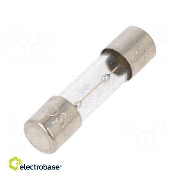 Fuse: fuse | time-lag | 2.5A | 250VAC | glass | 5x20mm | brass | TSC | bulk