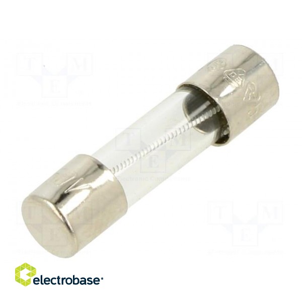 Fuse: fuse | time-lag | 200mA | 250VAC | glass | 5x20mm | brass | bulk