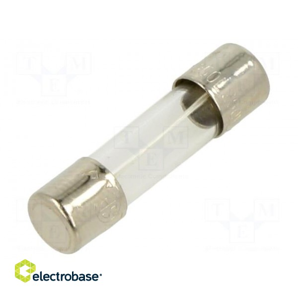 Fuse: fuse | time-lag | 250mA | 250VAC | cylindrical,glass | 5x20mm