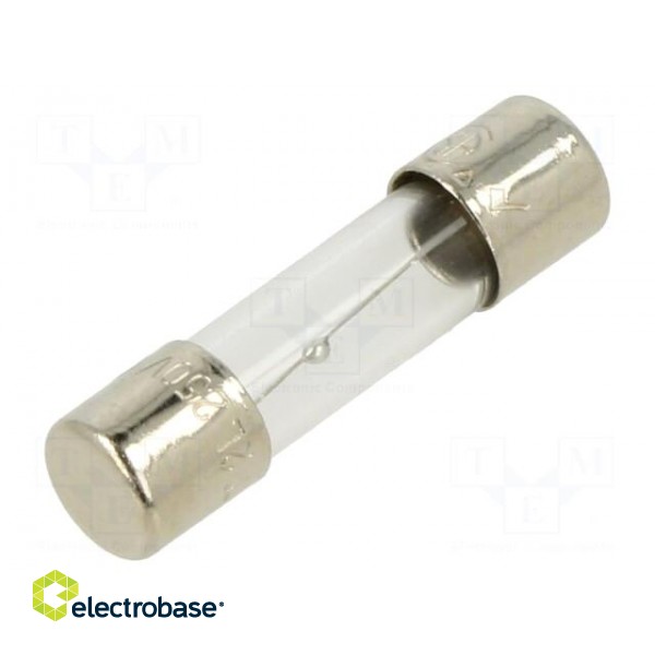 Fuse: fuse | time-lag | 2A | 250VAC | cylindrical,glass | 5x20mm | brass
