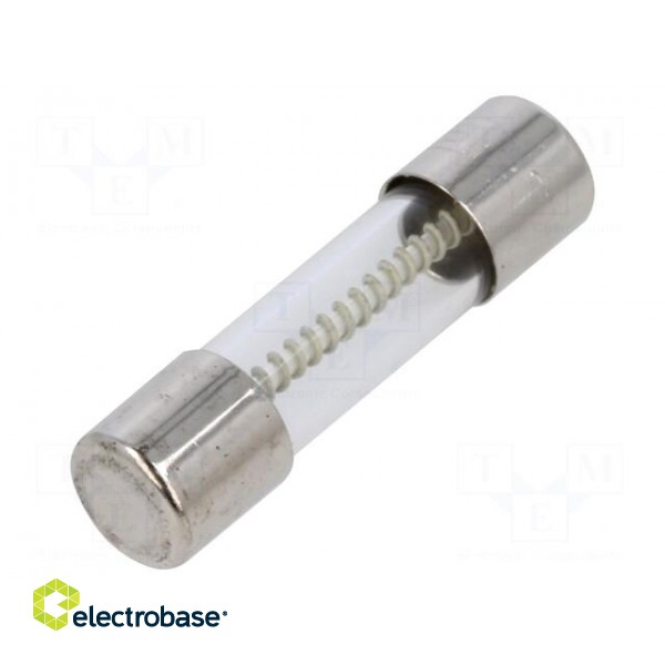 Fuse: fuse | time-lag | 2A | 250VAC | cylindrical,glass | 5x20mm | copper