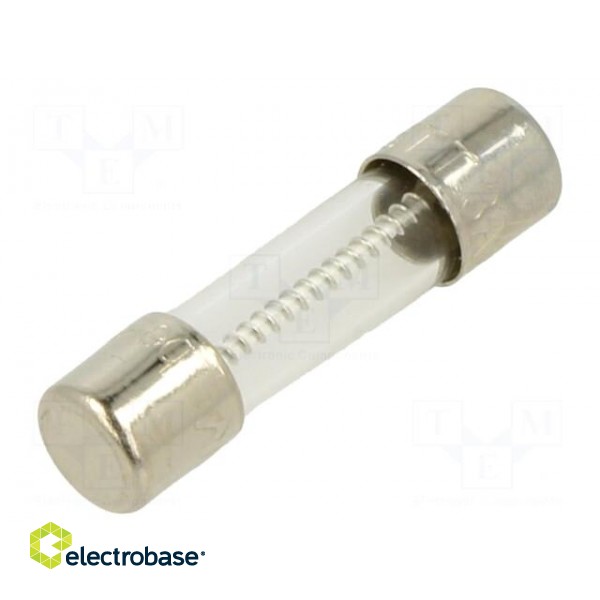 Fuse: fuse | time-lag | 3A | 250VAC | cylindrical | 5x20mm | brass | 5TT