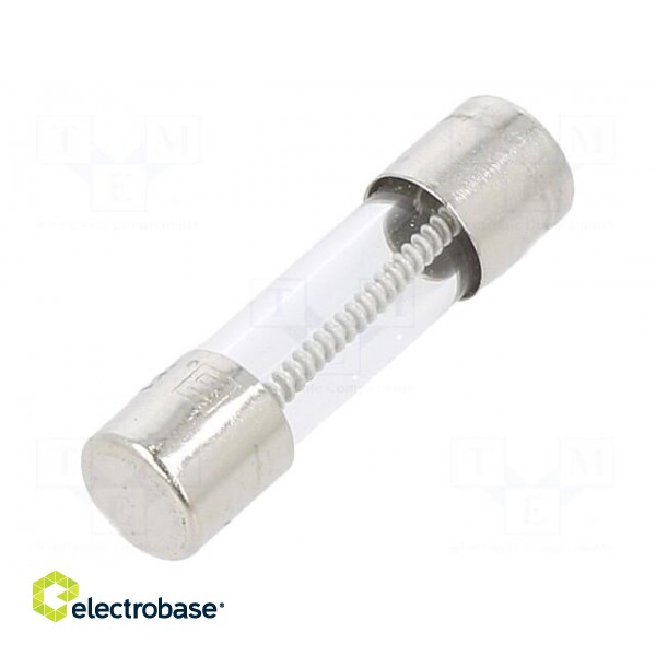 Fuse: fuse | time-lag | 3A | 250VAC | cylindrical,glass | 5x20mm | copper