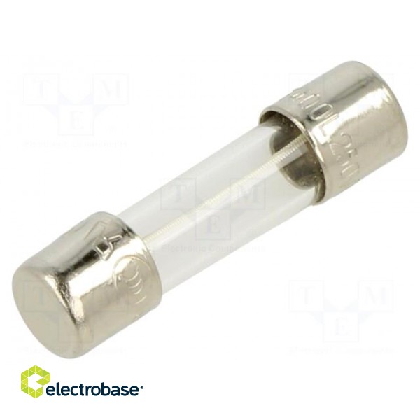 Fuse: fuse | time-lag | 400mA | 250VAC | cylindrical,glass | 5x20mm