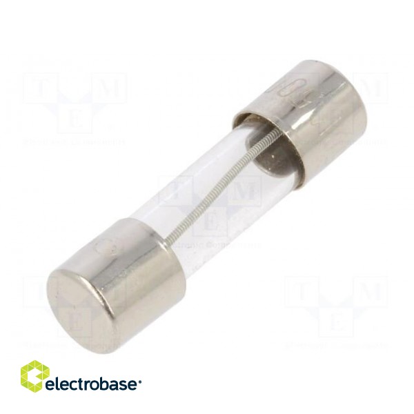 Fuse: fuse | time-lag | 500mA | 250VAC | glass | 5x20mm | brass | TSC | bulk