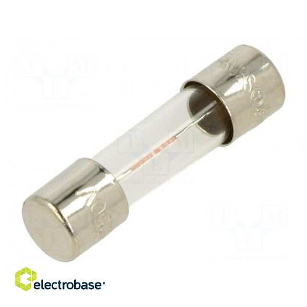 Fuse: fuse | time-lag | 50mA | 250VAC | cylindrical,glass | 5x20mm | S506