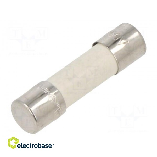 Fuse: fuse | time-lag | 6.3A | 250VAC | ceramic,cylindrical | 5x20mm