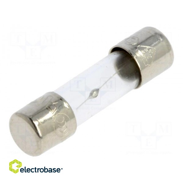 Fuse: fuse | time-lag | 6.3A | 250VAC | cylindrical,glass | 5x20mm | 5ST