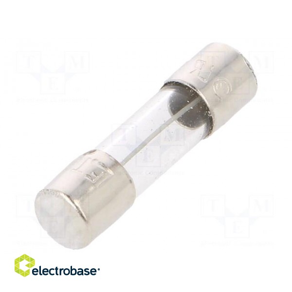 Fuse: fuse | time-lag | 63mA | 250VAC | cylindrical,glass | 5x20mm | 218