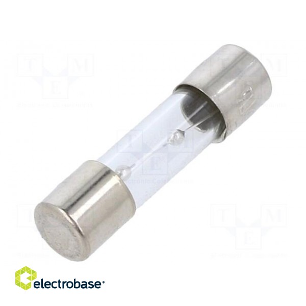 Fuse: fuse | time-lag | 6A | 250VAC | glass | 5x20mm | brass | TSC | bulk