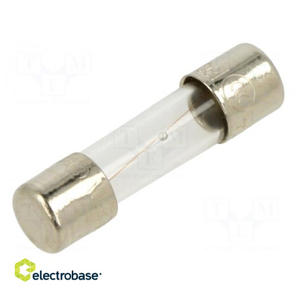 Fuse: fuse | time-lag | 800mA | 250VAC | cylindrical,glass | 5x20mm