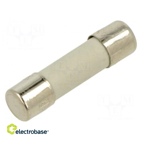 Fuse: fuse | time-lag | 8A | 125VAC | cylindrical | 5x20mm | brass | 5TT