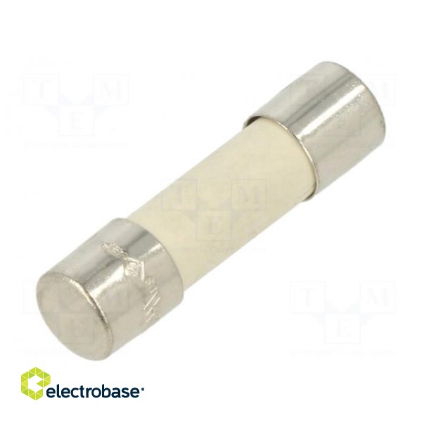 Fuse: fuse | time-lag | 8A | 250VAC | ceramic,cylindrical | 5x20mm | S505