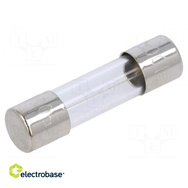 Fuse: fuse | medium time-lag | 1A | 250VAC | cylindrical,glass | 5x20mm