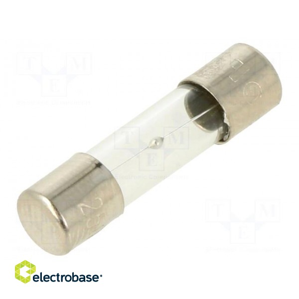 Fuse: fuse | medium time-lag | 4A | 250VAC | glass | 5x20mm | brass | bulk