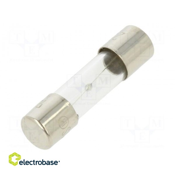 Fuse: fuse | medium time-lag | 6A | 250VAC | glass | 5x20mm | brass | bulk
