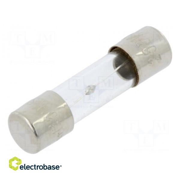 Fuse: fuse | medium time-lag | 8A | 250VAC | glass | 5x20mm | brass | bulk