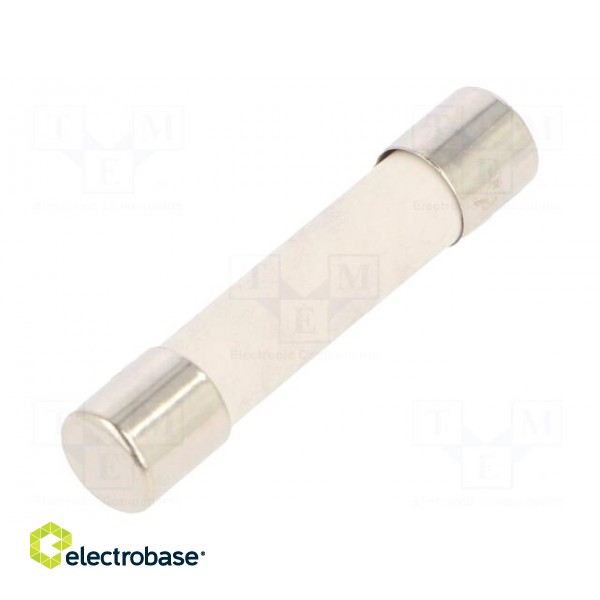 Fuse: fuse | quick blow | 16A | 250VAC | ceramic,cylindrical | 6.3x32mm