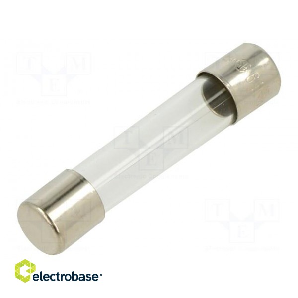 Fuse: fuse | quick blow | 200mA | 250VAC | glass | 6.3x32mm | brass | FSA
